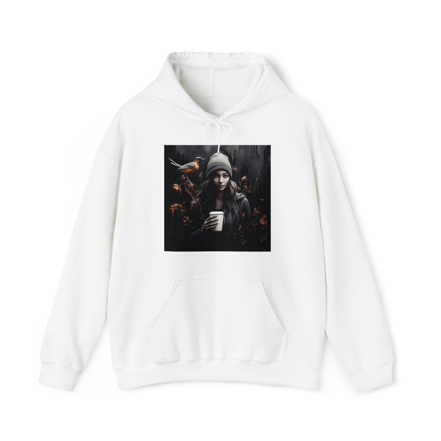 Moody Girl 2 Unisex Heavy Blend™ Hooded Sweatshirt