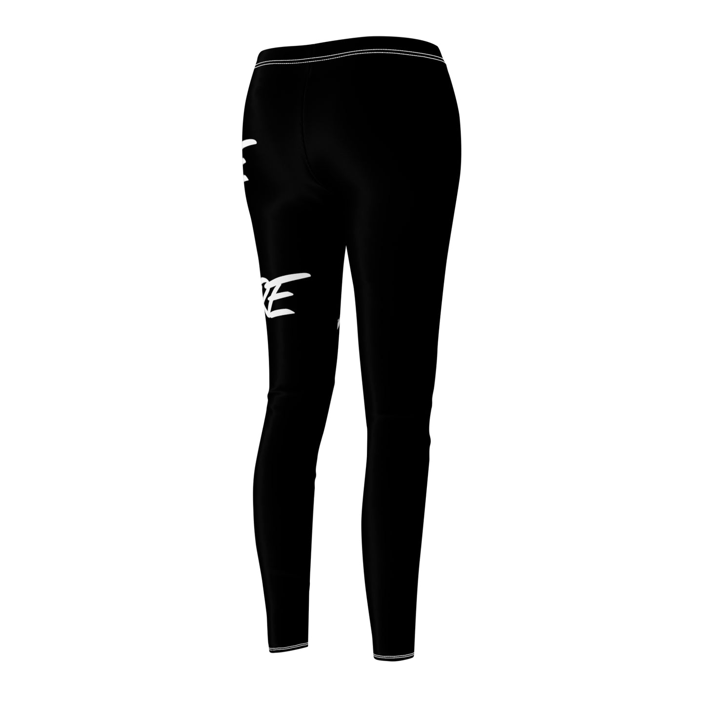 Black Coffee In Nature Women's Cut & Sew Casual Leggings (AOP)