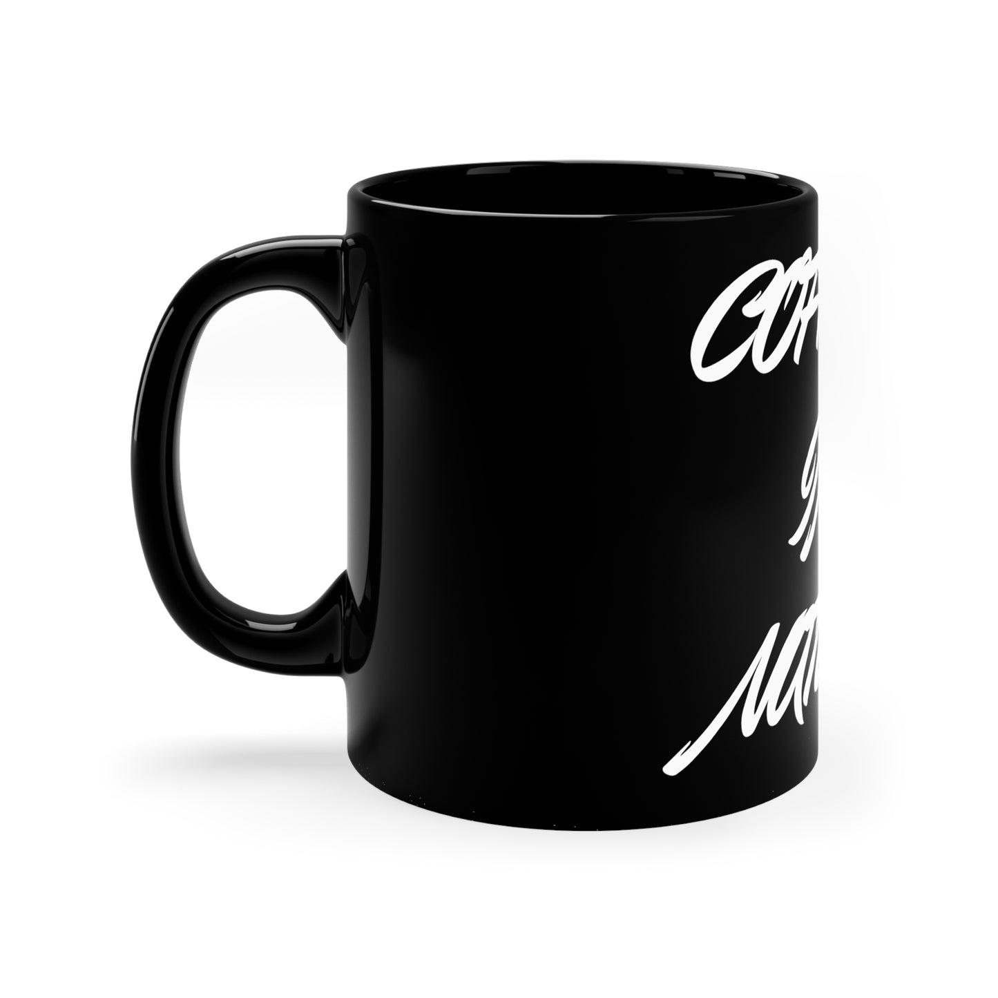 Black Coffee In Nature 11oz Black Mug
