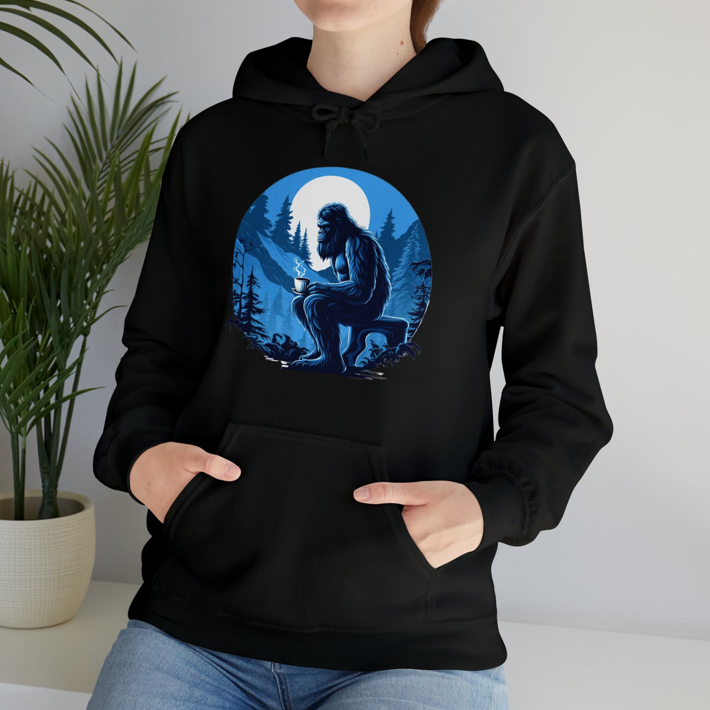 Blue Sasquatch Unisex Heavy Blend™ Hooded Sweatshirt
