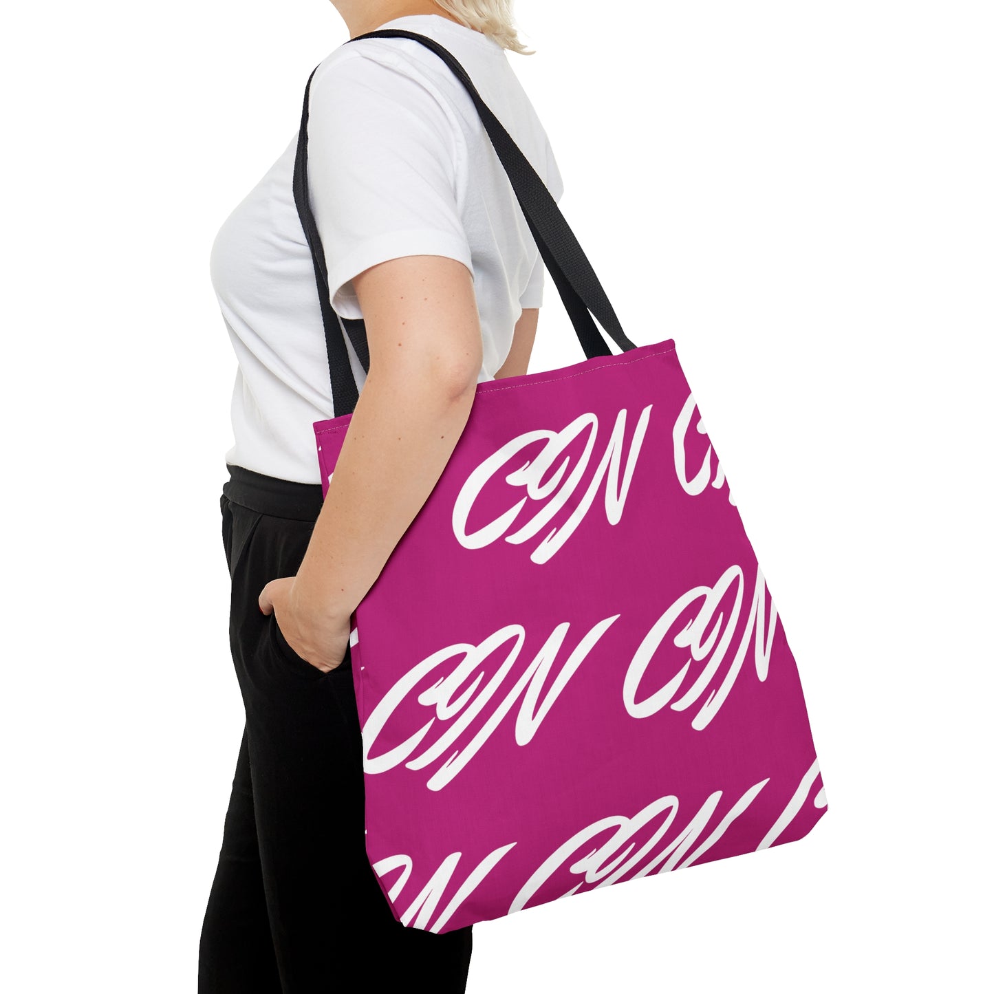 Pink CIN Tote Bag (AOP)