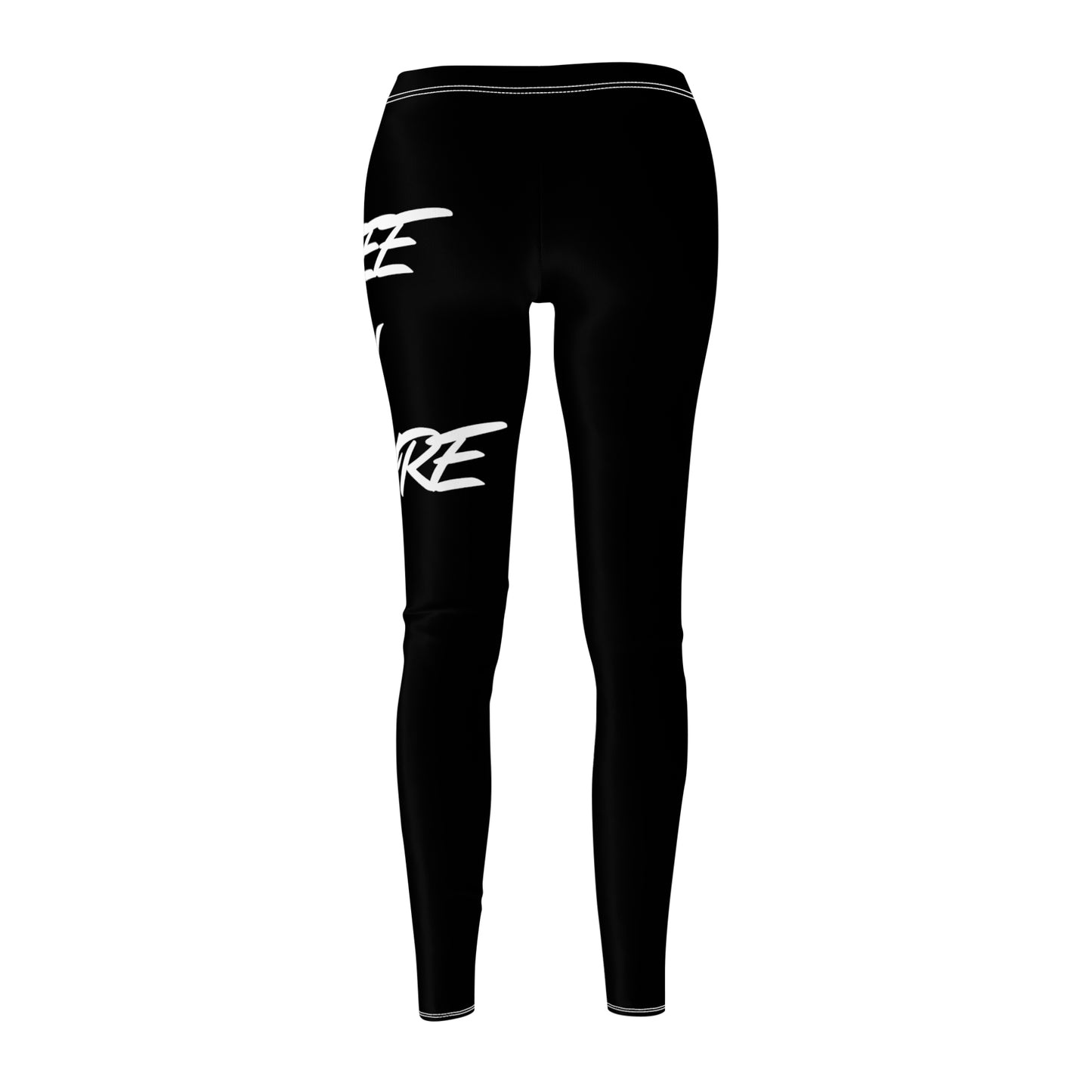 Black Coffee In Nature Women's Cut & Sew Casual Leggings (AOP)