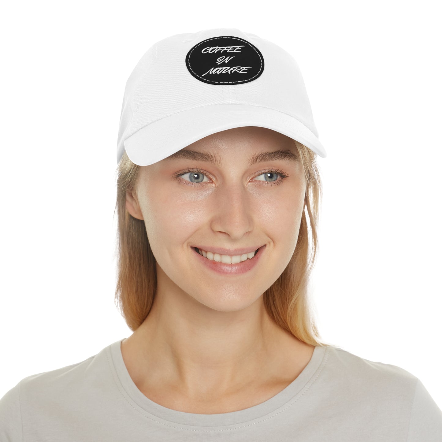 Coffee In Nature Hat with Leather Patch (Round)