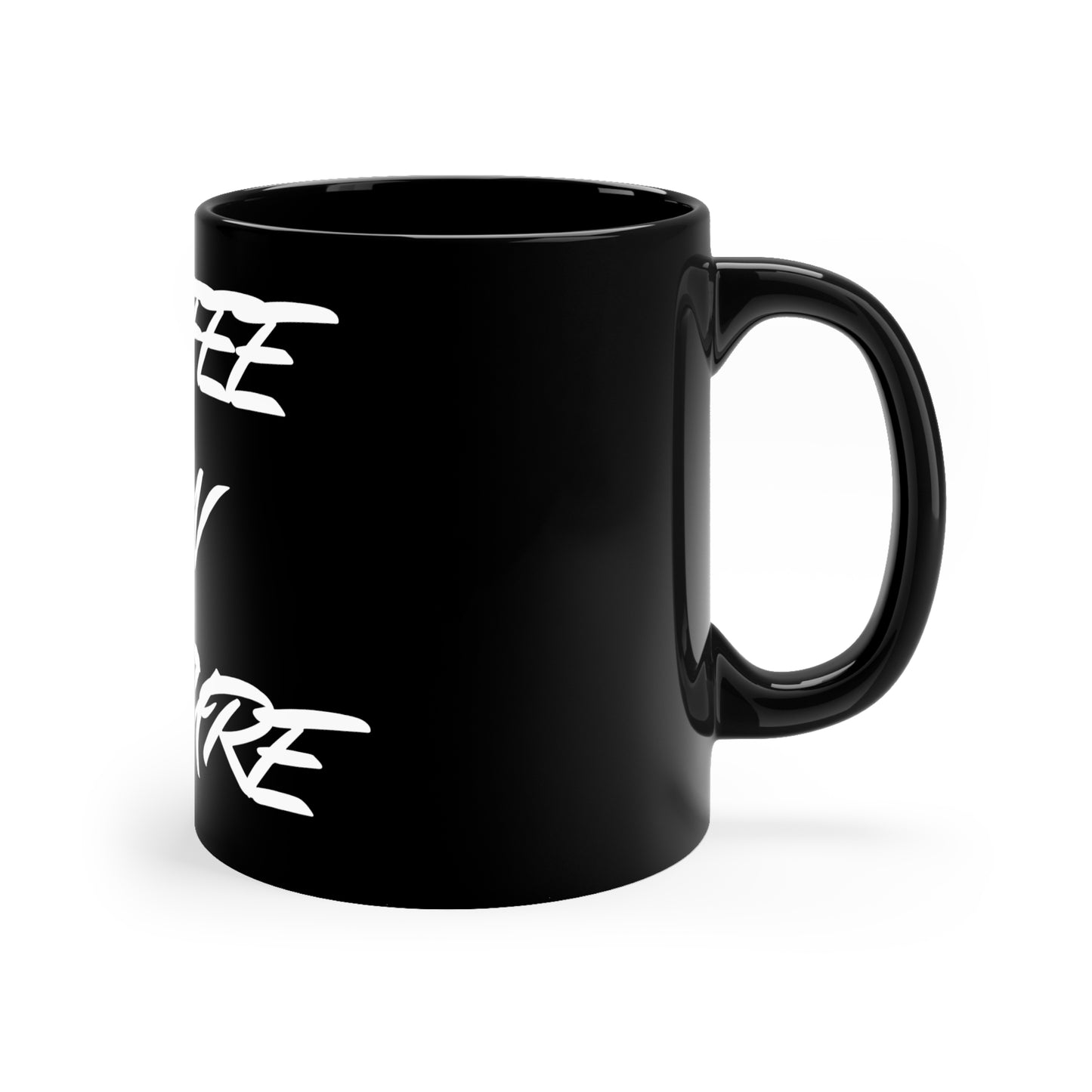 Black Coffee In Nature 11oz Black Mug