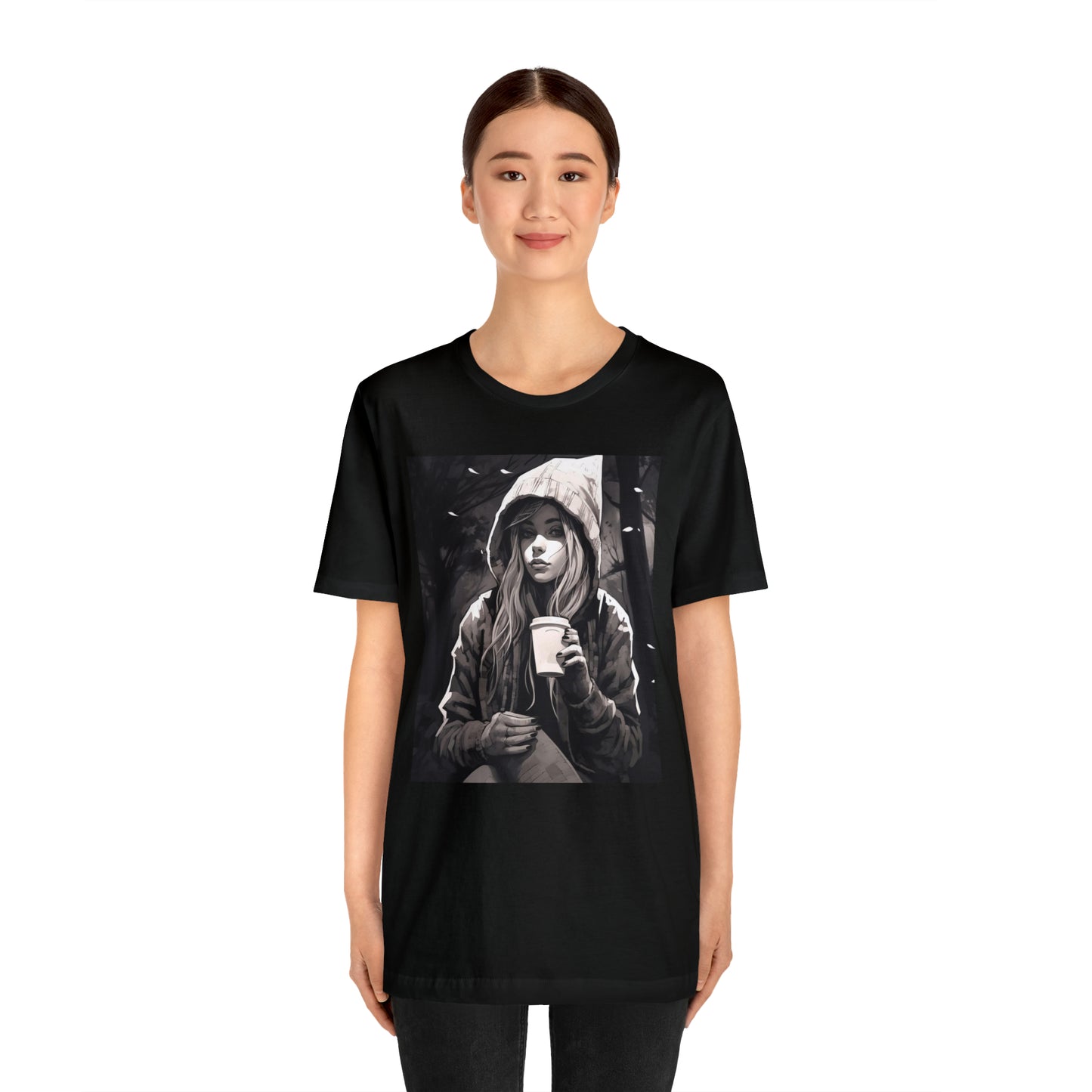 Moody Girl V3 CIN Unisex Jersey Short Sleeve Tee