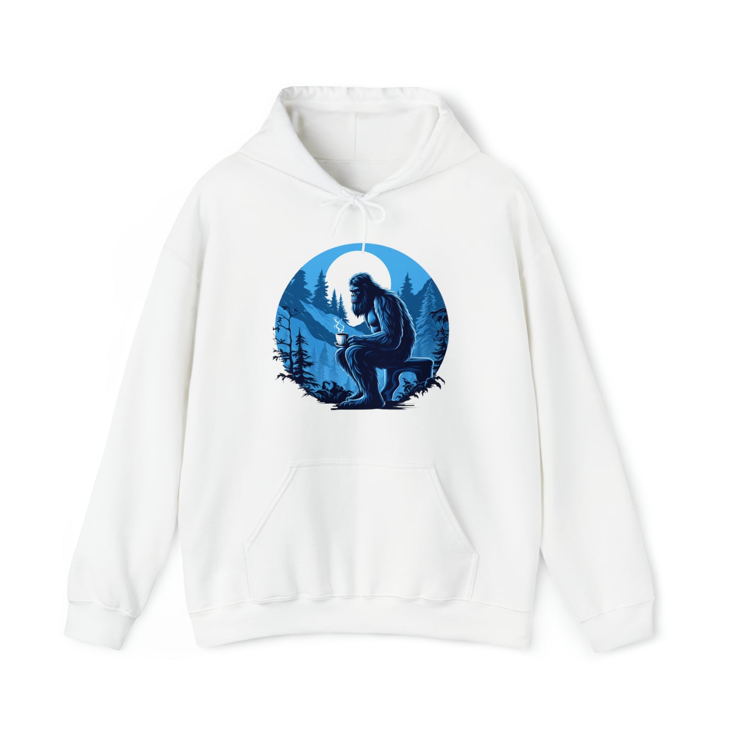 Blue Sasquatch Unisex Heavy Blend™ Hooded Sweatshirt