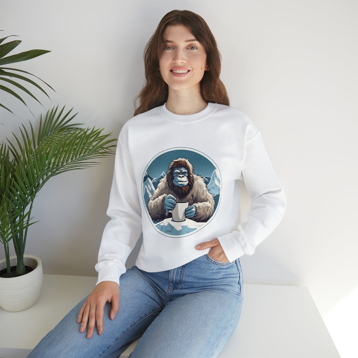 Abominable Snowman Unisex Heavy Blend™ Crewneck Sweatshirt