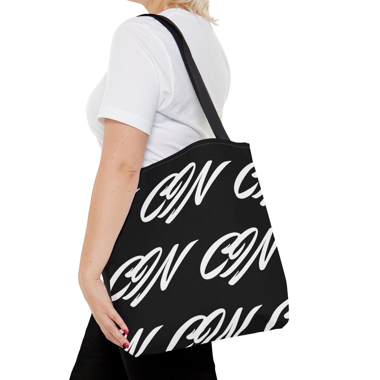 Black CIN Tote Bag (AOP)