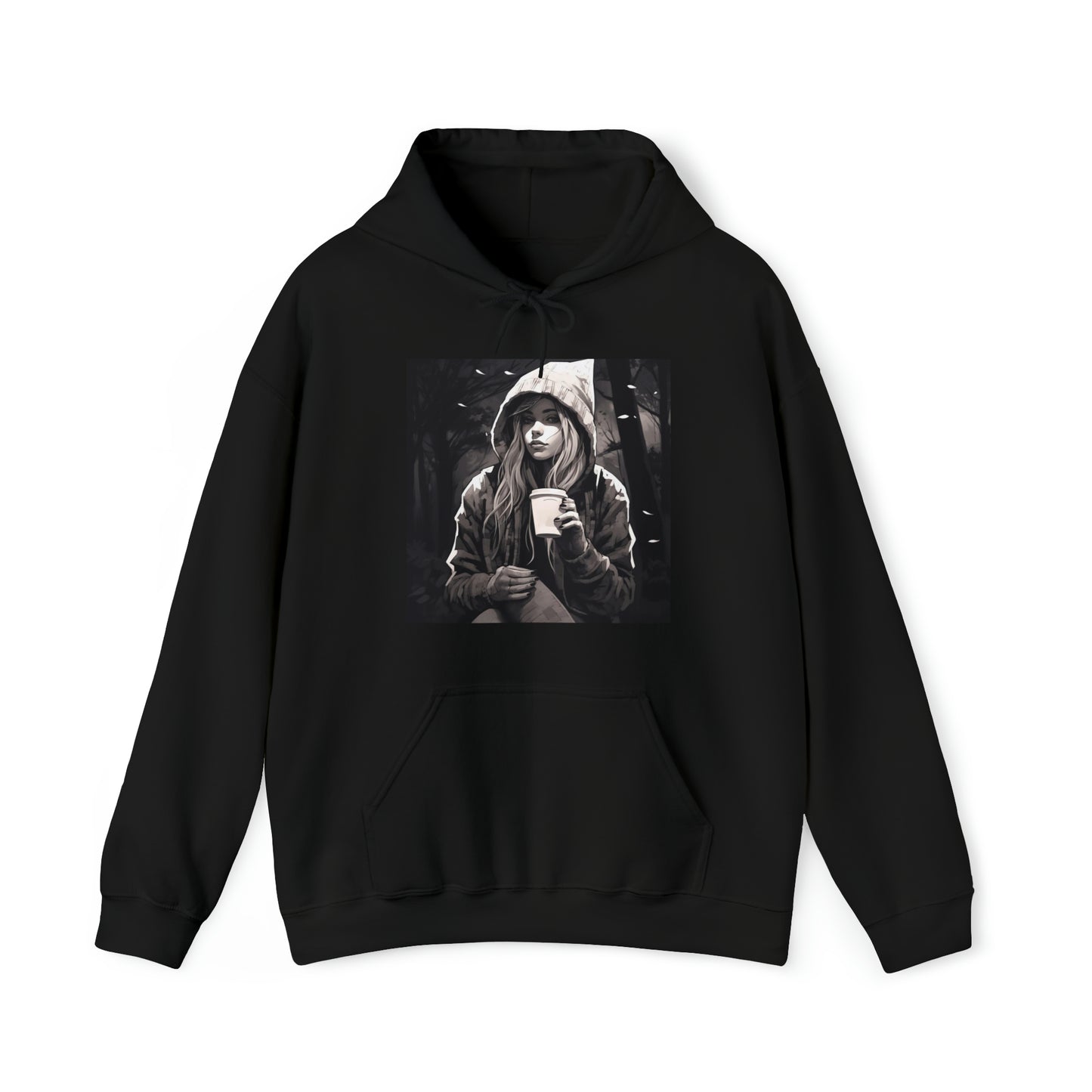 Moody Girl V3 CIN Unisex Heavy Blend™ Hooded Sweatshirt