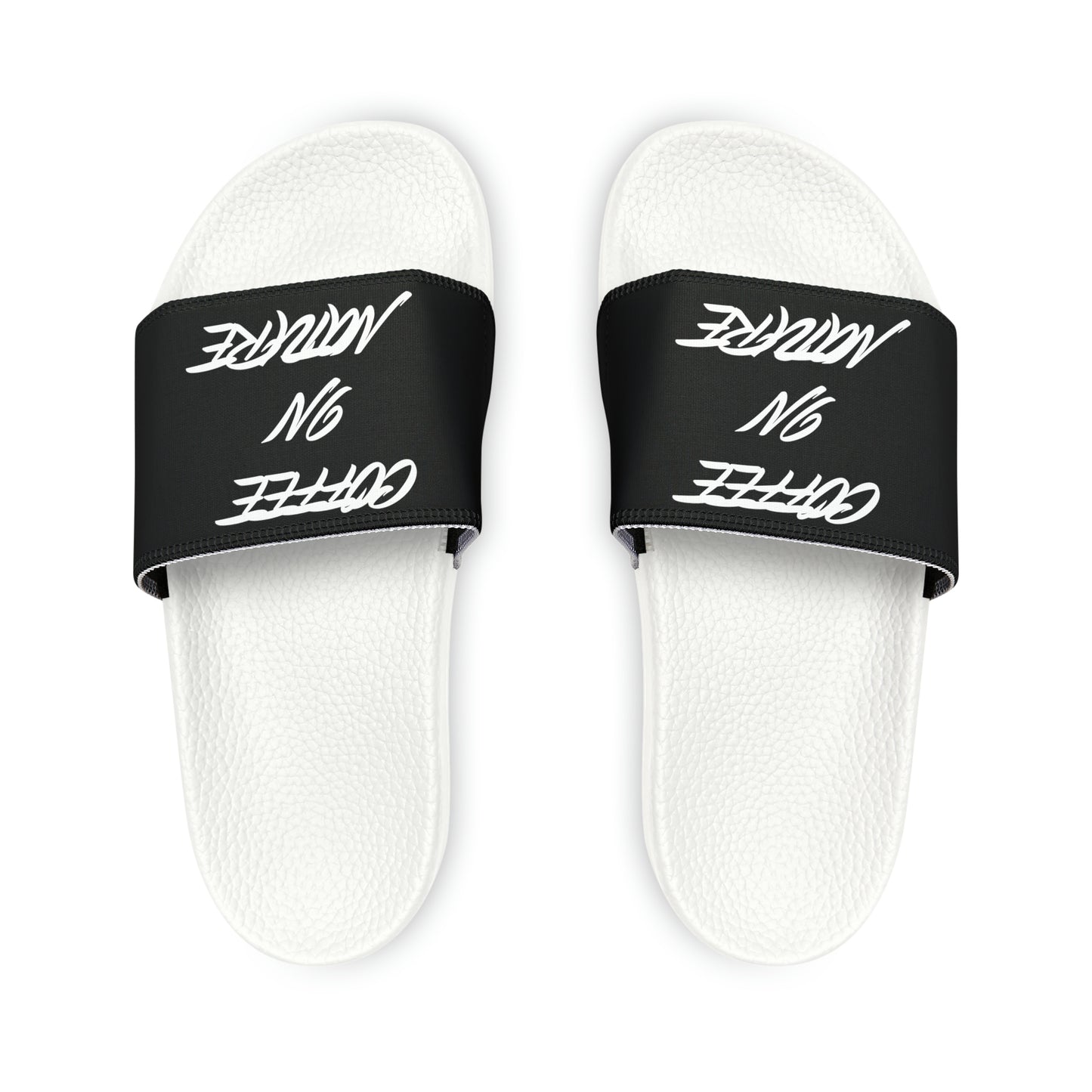 Black Coffee In Nature Women's PU Slide Sandals