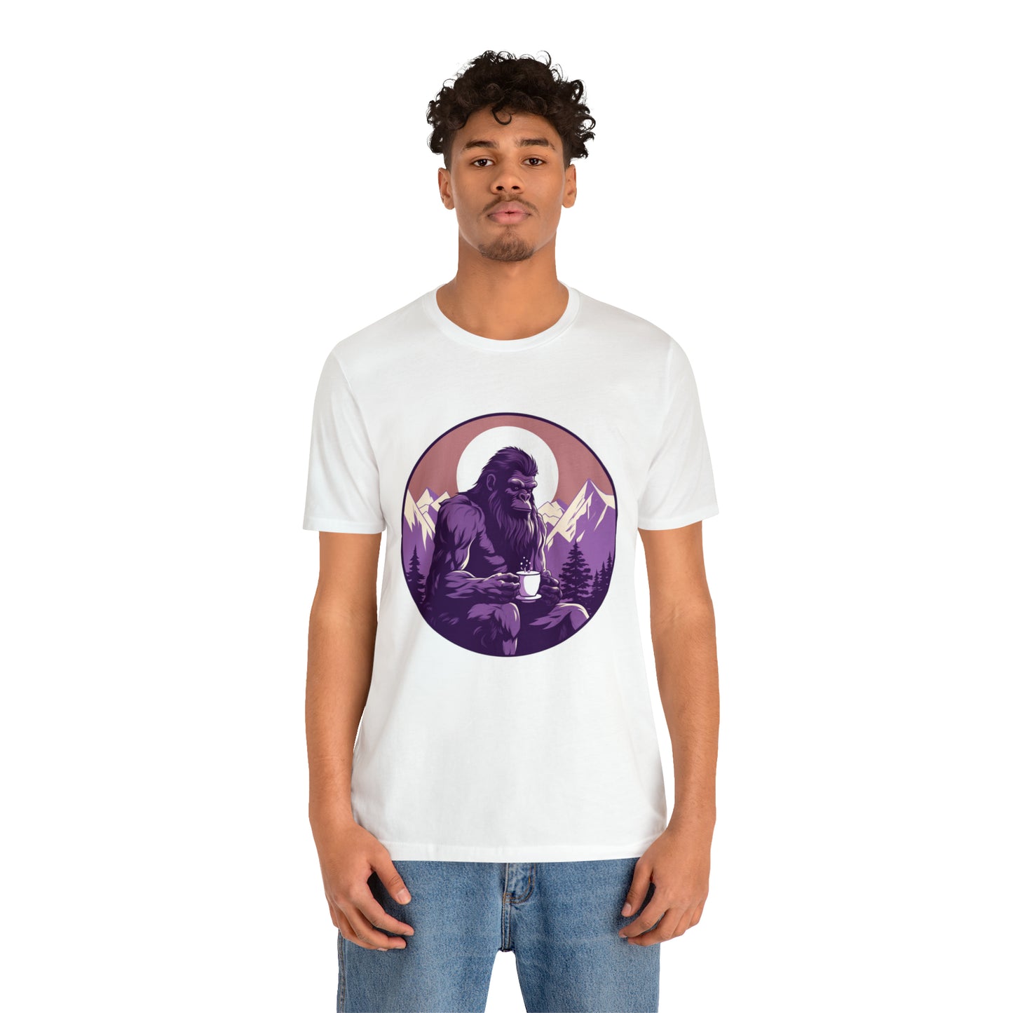 Purple Sasquatch Unisex Jersey Short Sleeve Tee