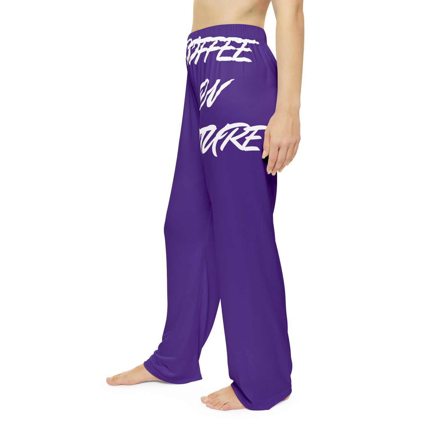 Purple Coffee In Nature Women's Pajama Pants (AOP)