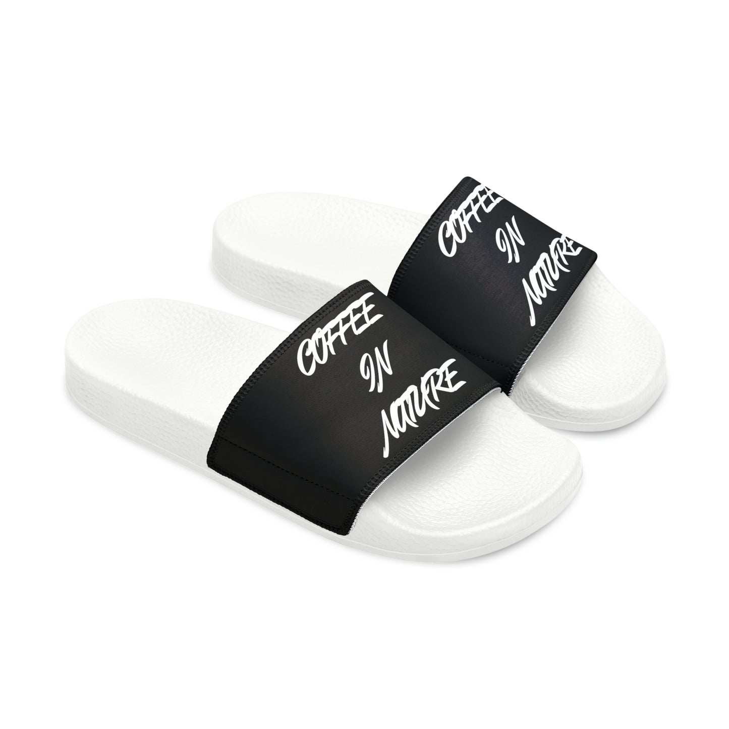 Black Coffee In Nature Women's PU Slide Sandals