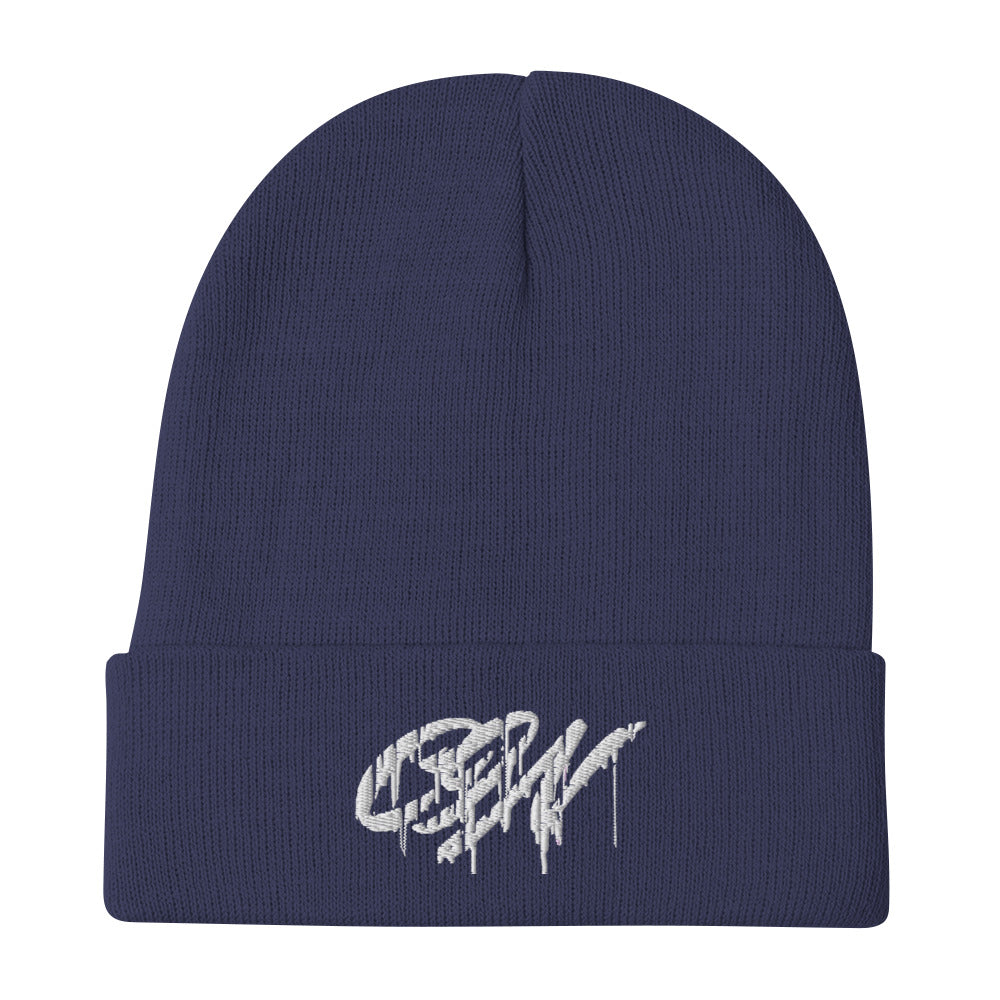 Dripping CIN Embroidered Beanie