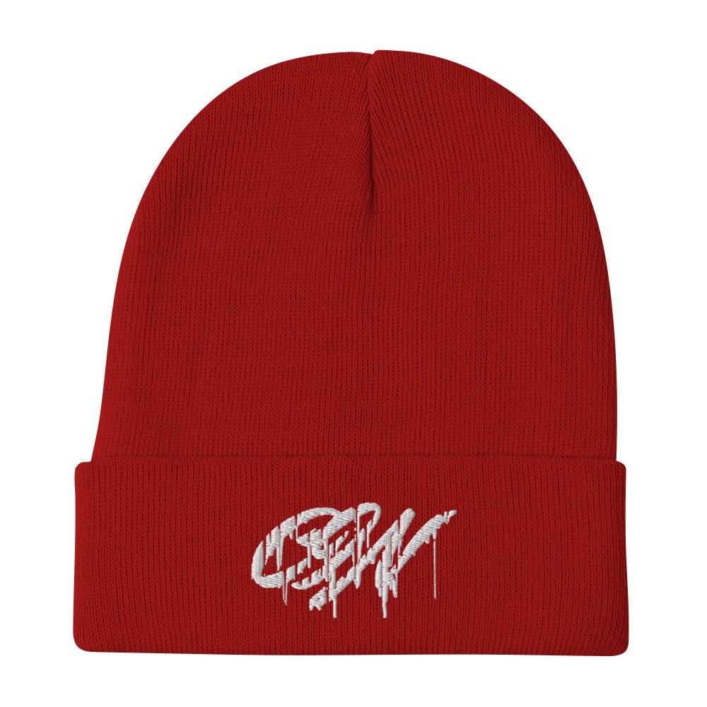 Dripping CIN Embroidered Beanie