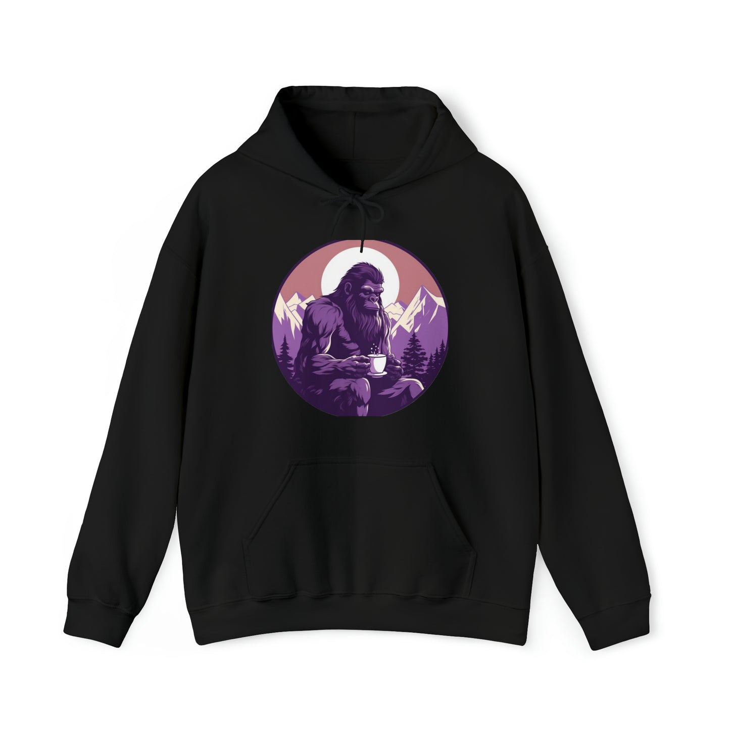 Purple Sasquatch Unisex Heavy Blend™ Hooded Sweatshirt