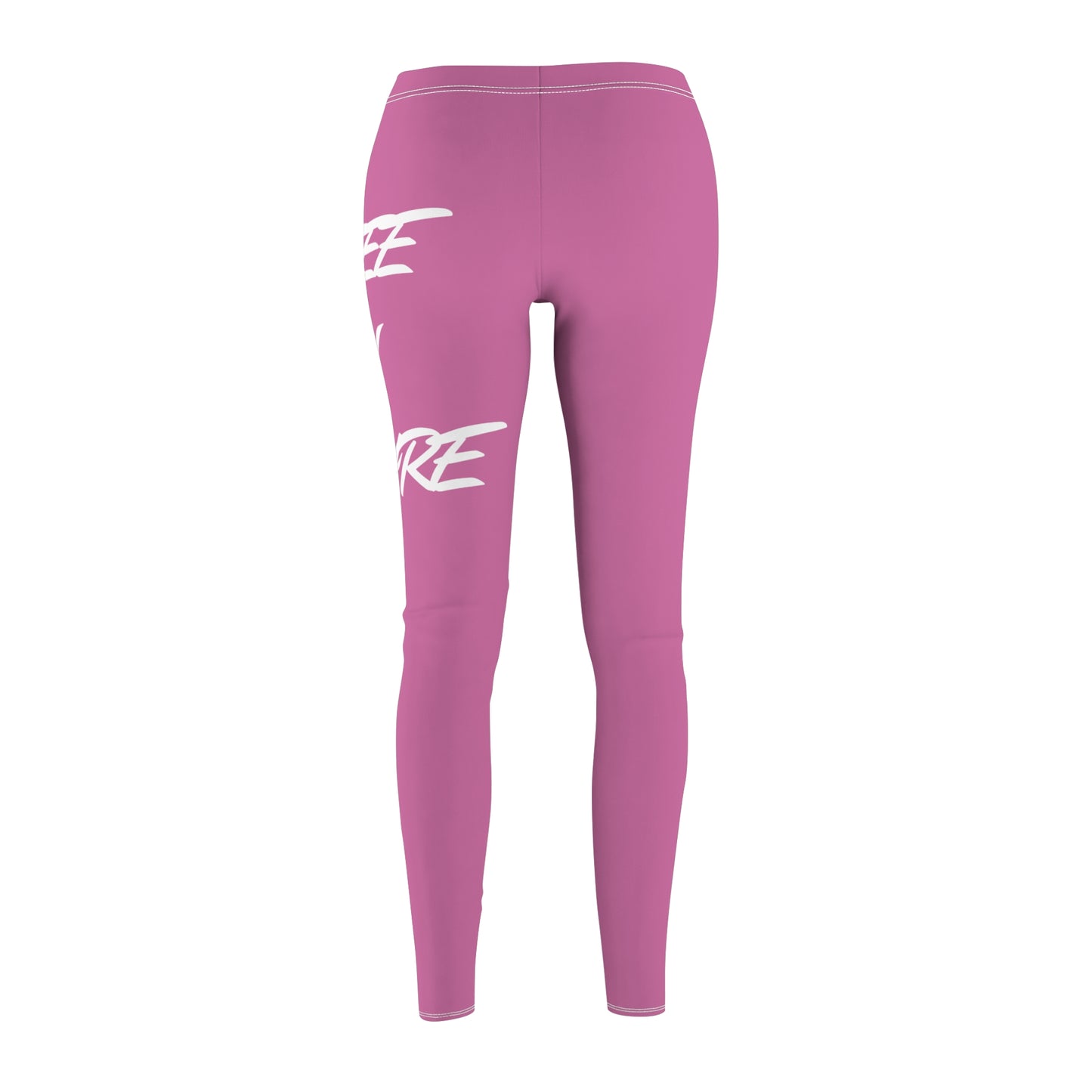 Pink Coffee In Nature Women's Cut & Sew Casual Leggings (AOP)