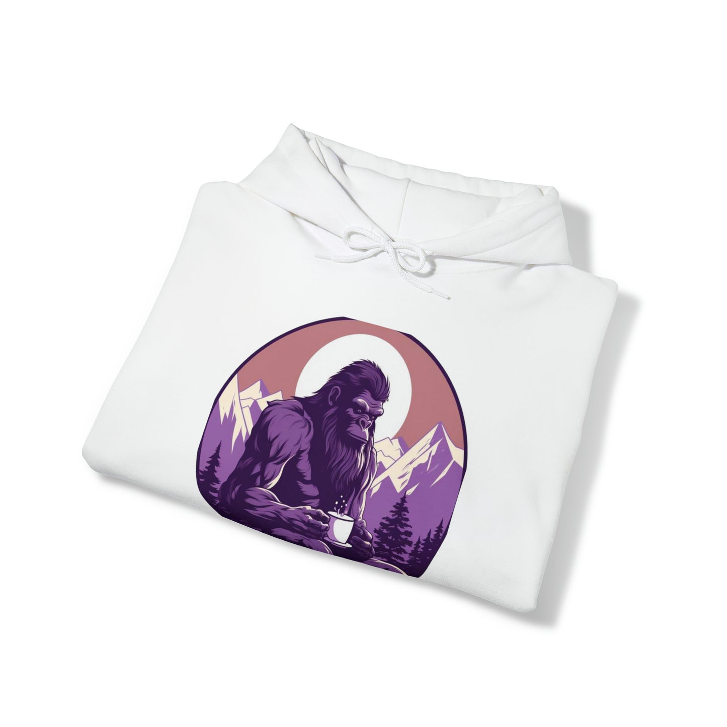 Purple Sasquatch Unisex Heavy Blend™ Hooded Sweatshirt
