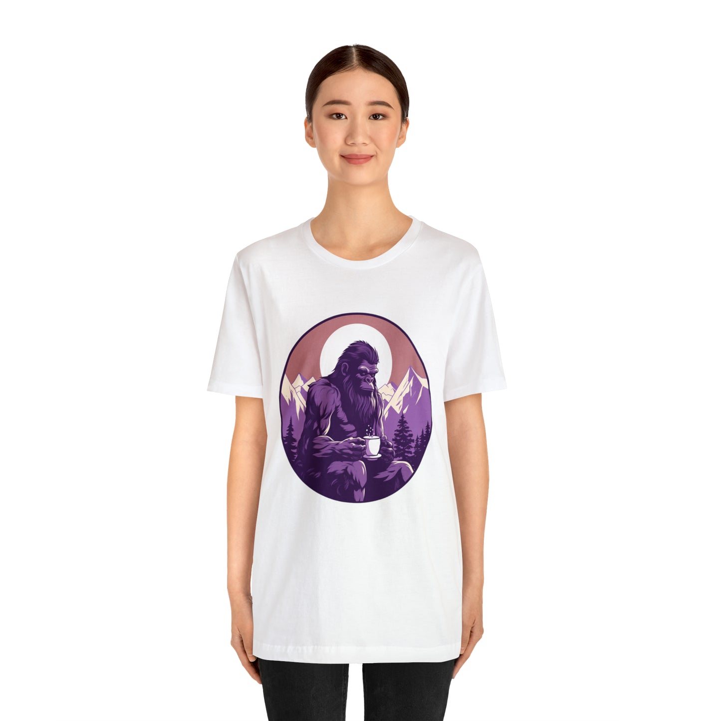 Purple Sasquatch Unisex Jersey Short Sleeve Tee