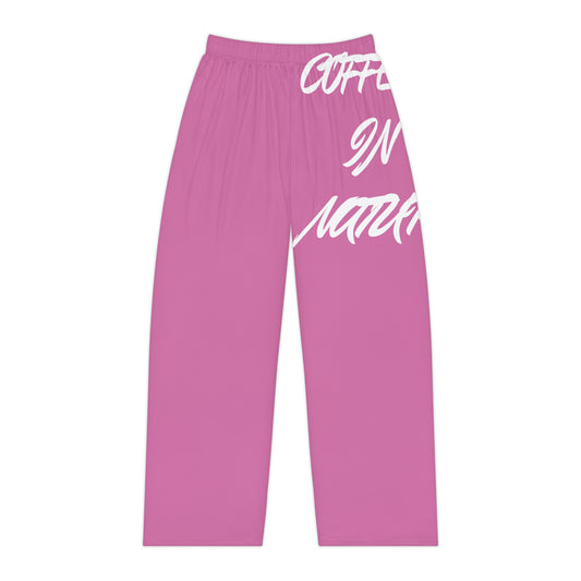 Pink Coffee In Nature Women's Pajama Pants (AOP)
