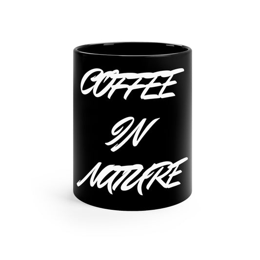 Black Coffee In Nature 11oz Black Mug