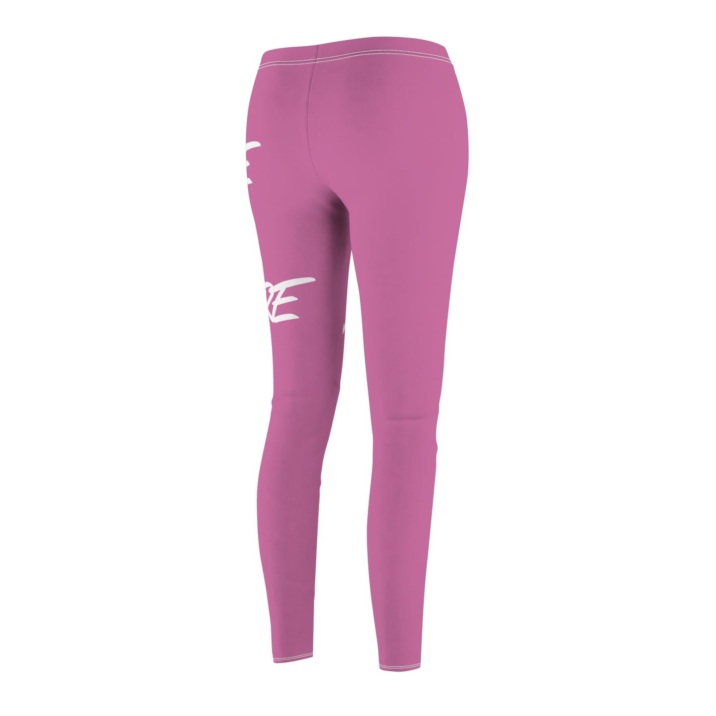 Pink Coffee In Nature Women's Cut & Sew Casual Leggings (AOP)