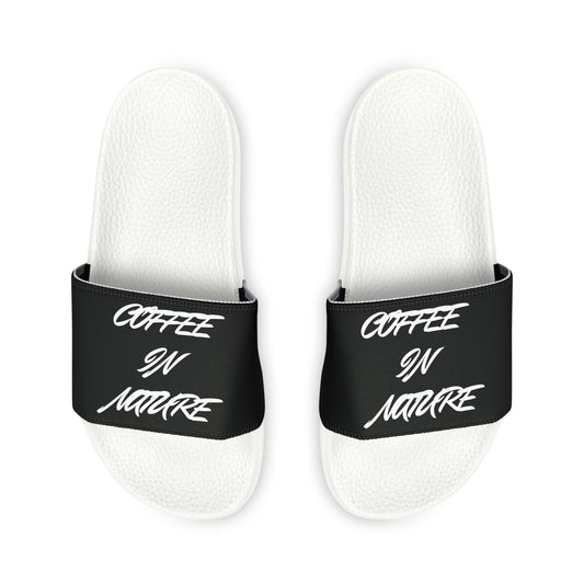 Black Coffee In Nature Women's PU Slide Sandals