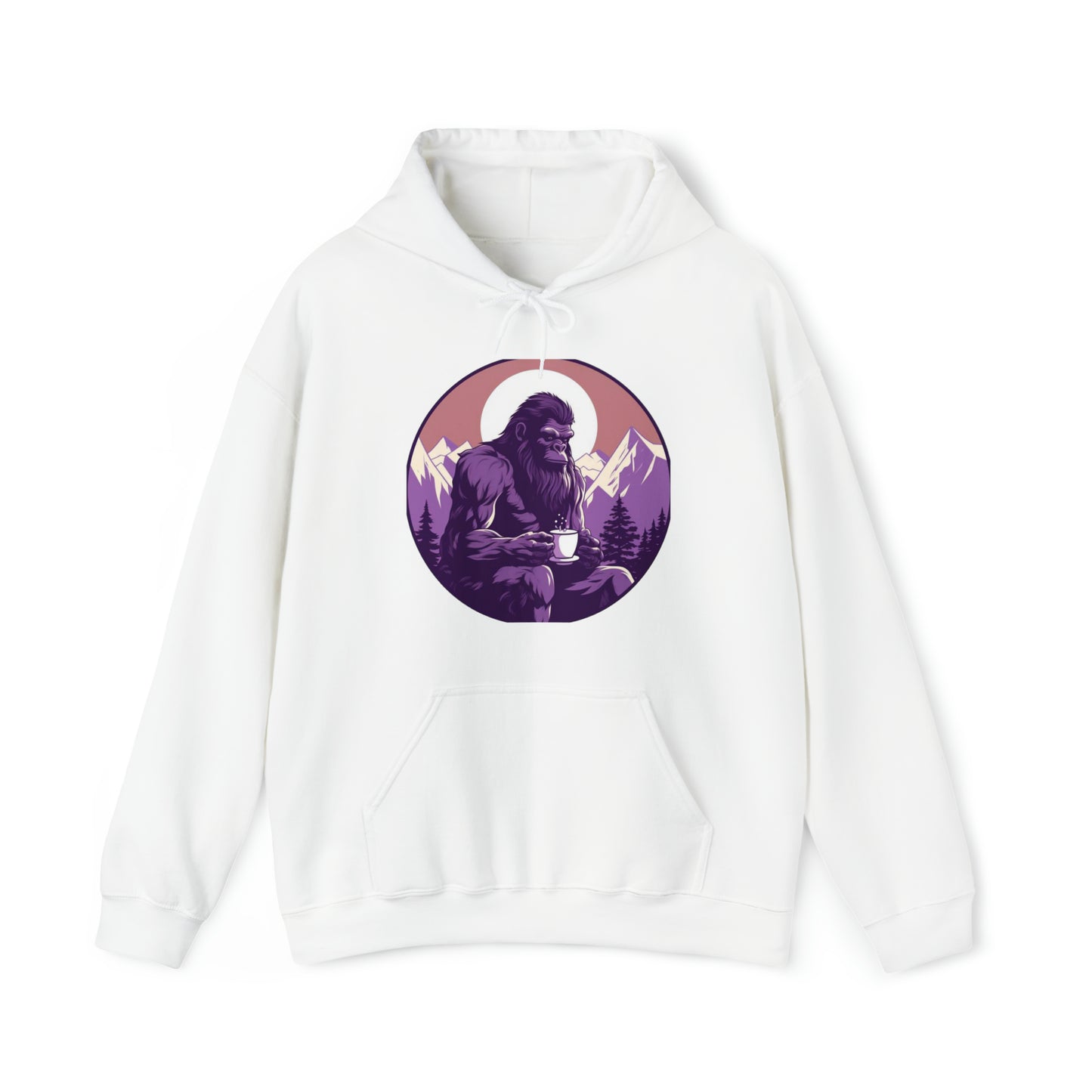 Purple Sasquatch Unisex Heavy Blend™ Hooded Sweatshirt