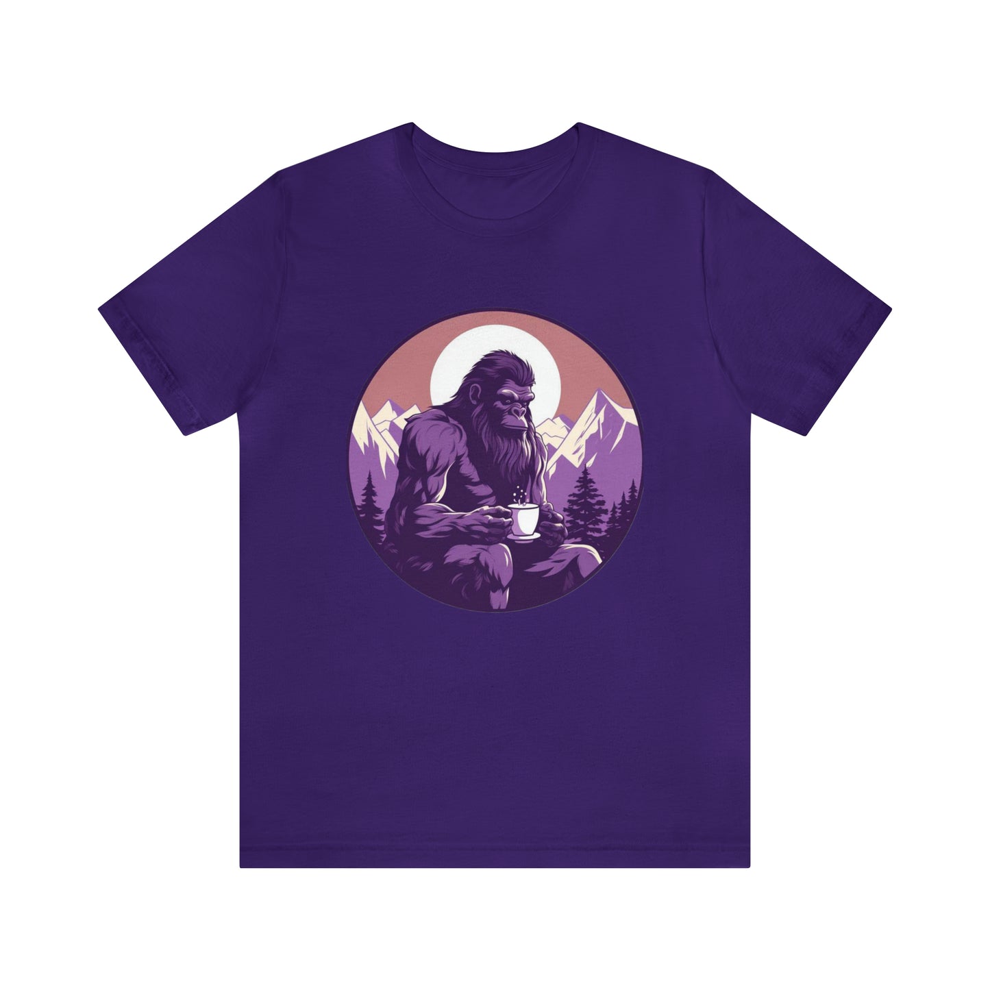 Purple Sasquatch Unisex Jersey Short Sleeve Tee