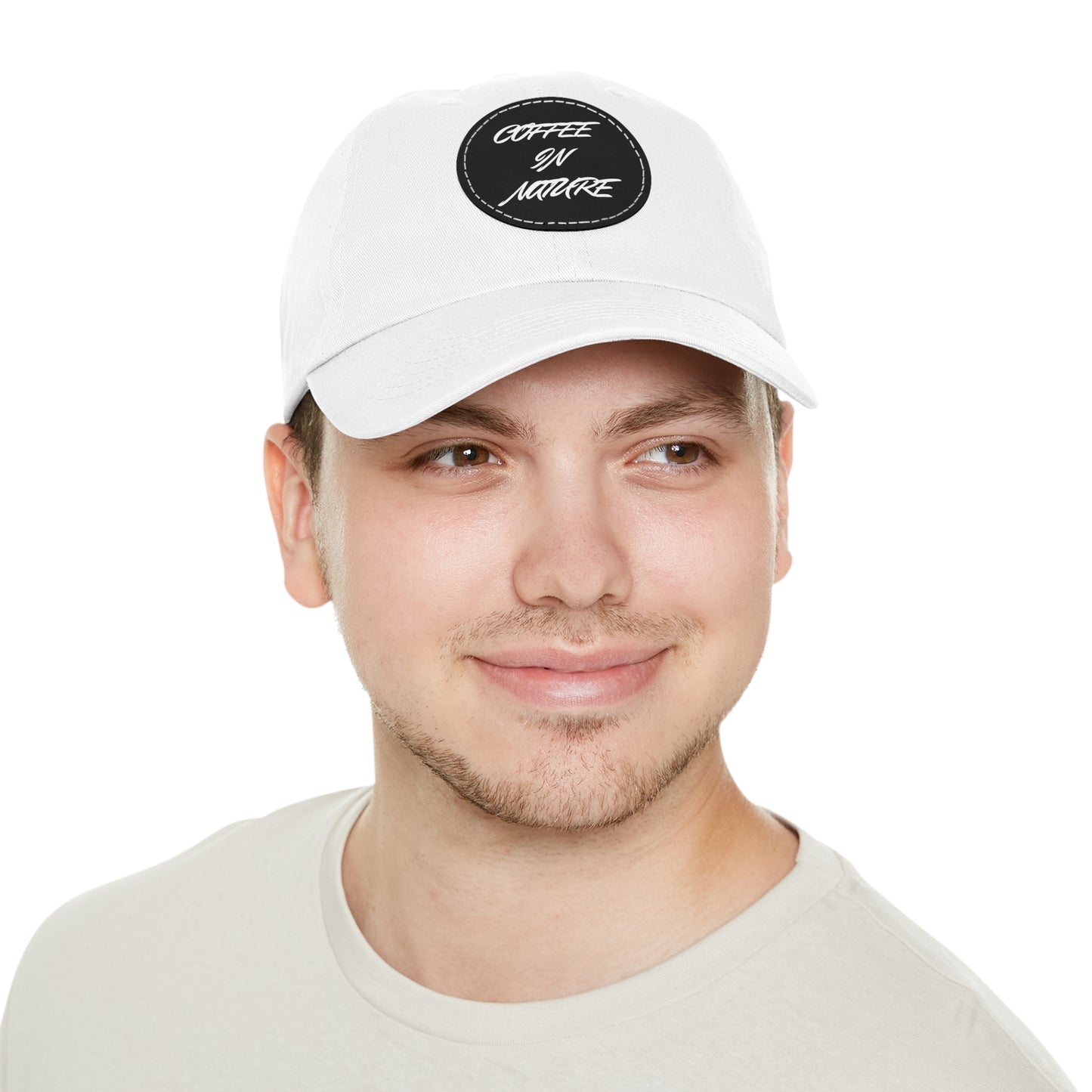 Coffee In Nature Hat with Leather Patch (Round)