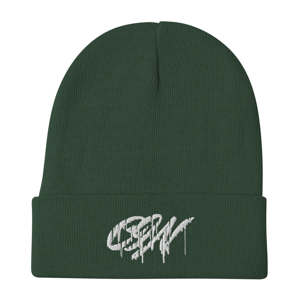 Dripping CIN Embroidered Beanie